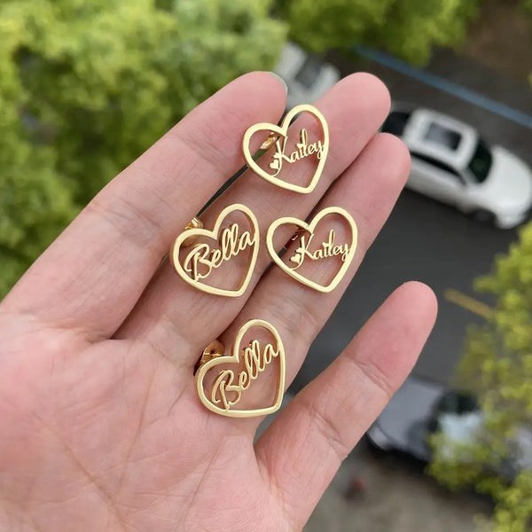 Heart Stud Earrings