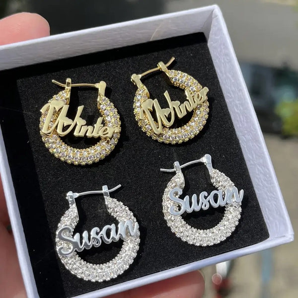 Bling Custom Hoop